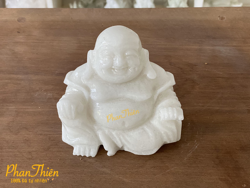 Tượng Phật Di Lặc bằng đá Cẩm Thạch Xanh (DL-03)