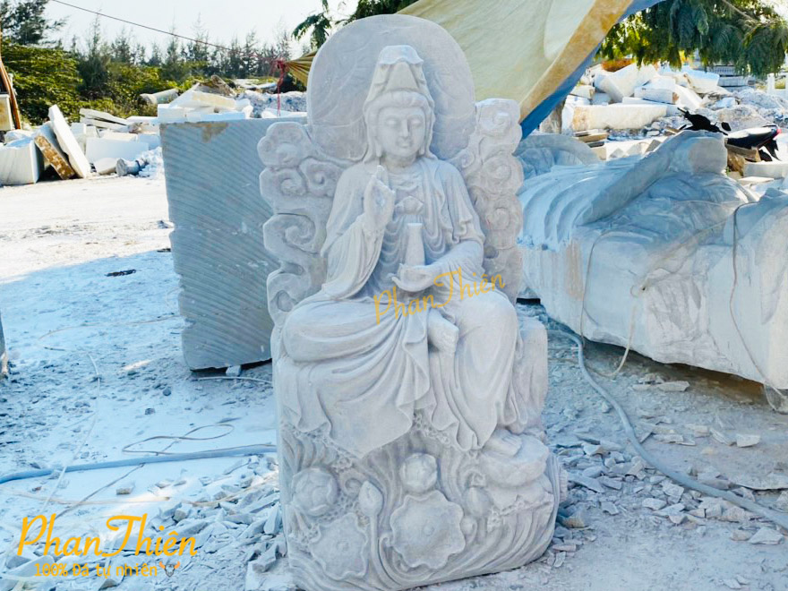 Điêu khắc và Đóng kiện tượng Quan Âm cho Nhà Chùa tại Vĩnh Long