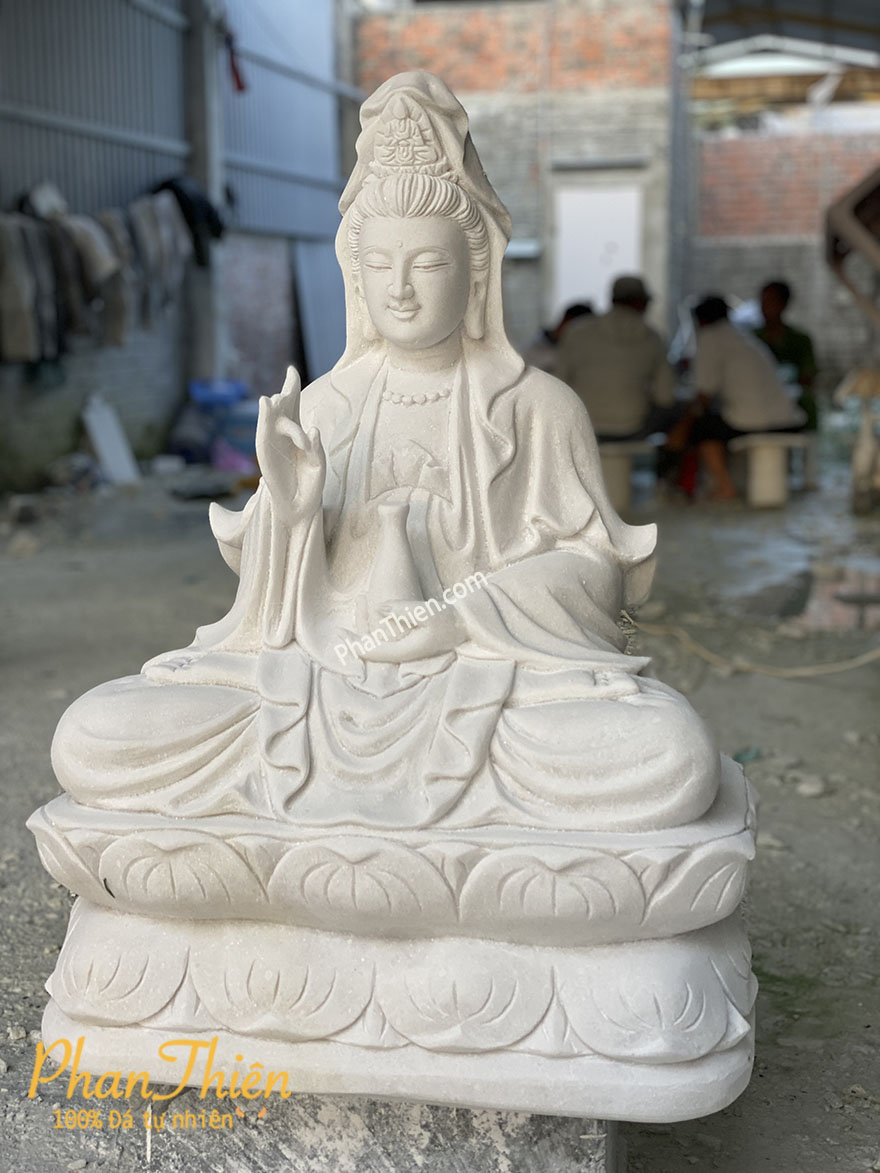 tượng phật quan âm bằng đá