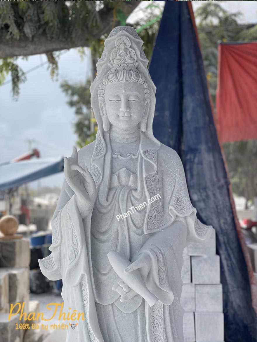 tượng phật quan âm bằng đá