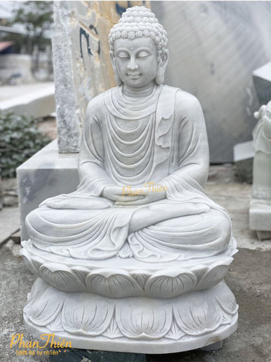 Tượng Phật Thích Ca Ngồi Đài Sen