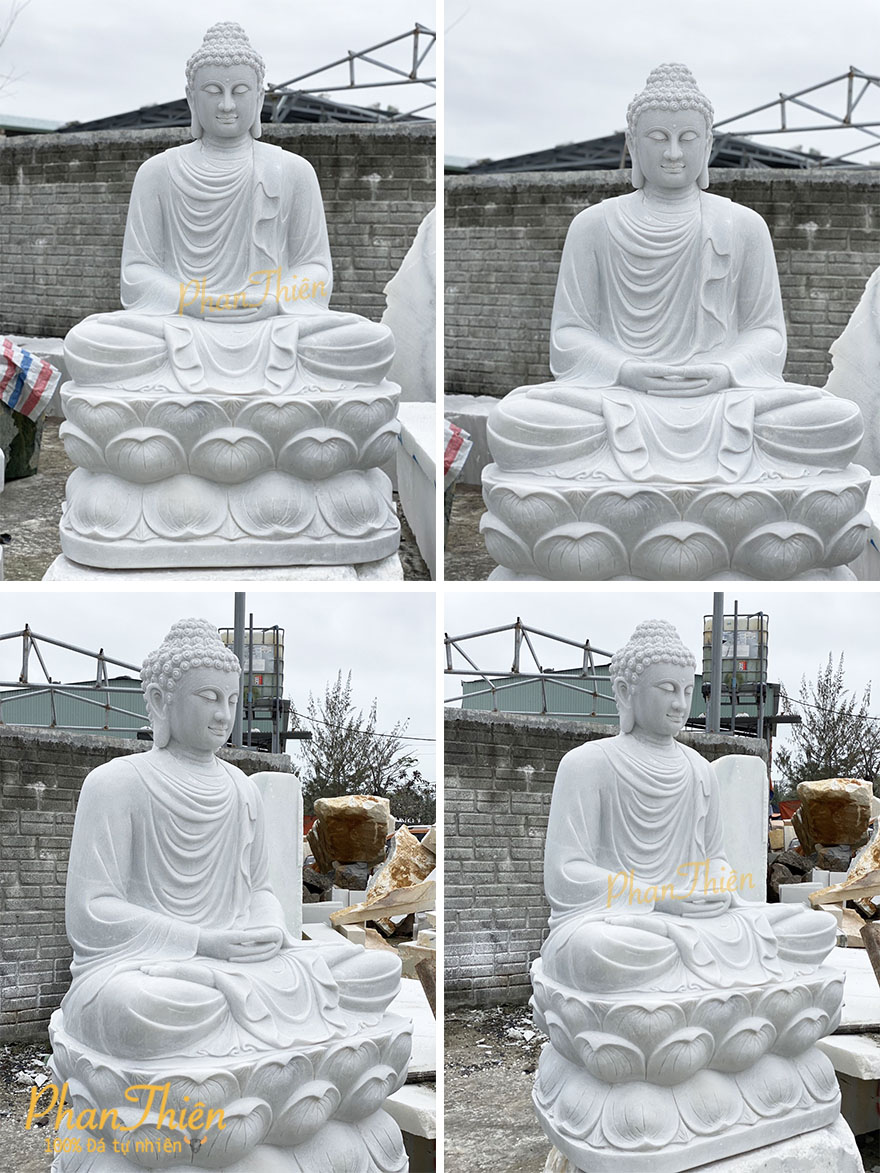 Tượng Phật Thích Ca Ngồi Đài Sen