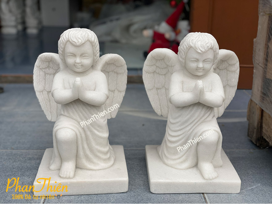 tượng thiên thần bằng đá