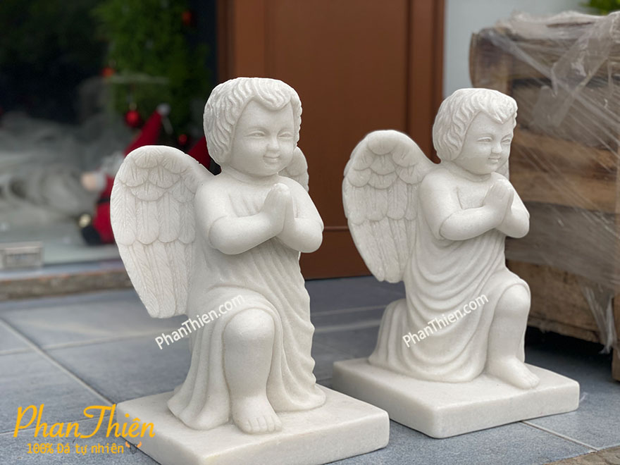 tượng thiên thần bằng đá