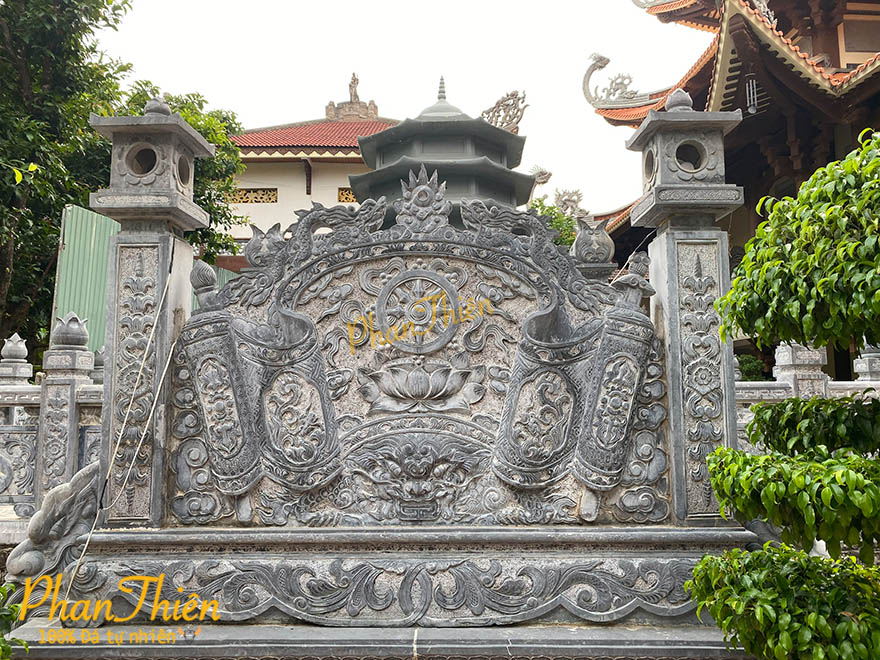 cuốn thư đá, tấm bình phong đá