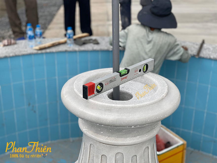 Bàn Giao và Lắp Đặt Đài Phun Nước cho Công ty Phước Hưng Long An 