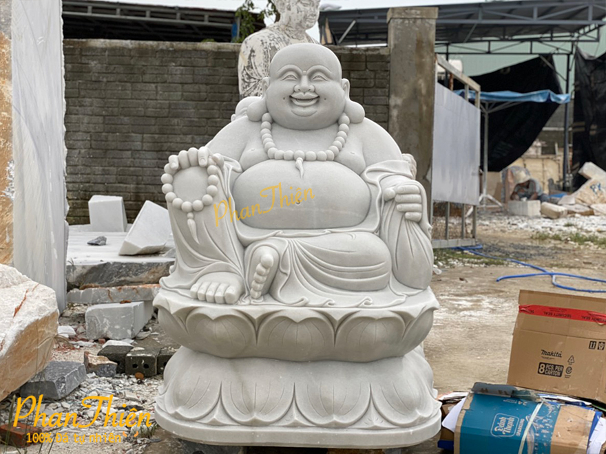 Tượng Phật Di Lặc bằng Đá Tự Nhiên và Nguyên Khối