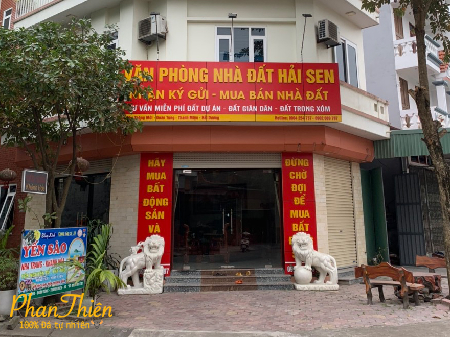 tượng sư tử bằng đá
