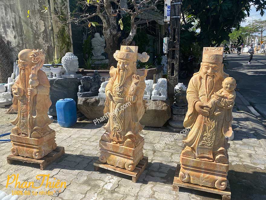 tượng phúc lộc thọ bằng đá