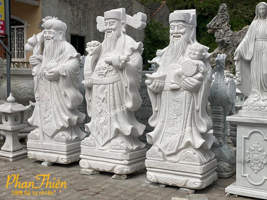 tượng phúc lộc thọ bằng đá