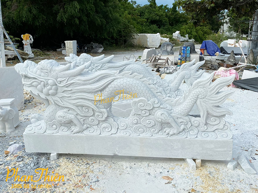 Cặp tượng Rồng đá