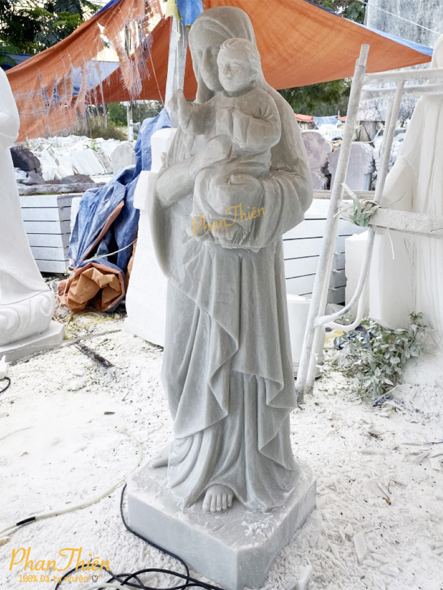 Điêu khắc và đóng kiện Tượng Đức Mẹ Fatima