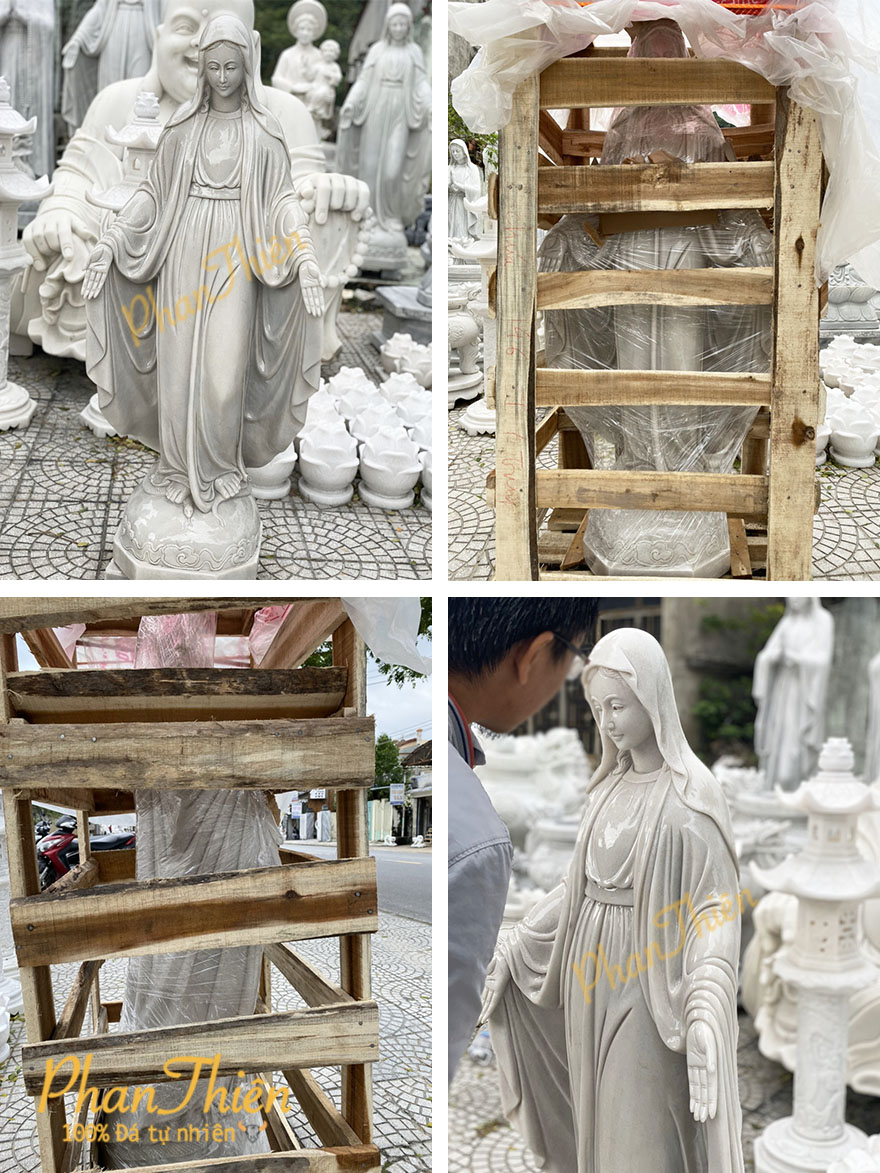 Đóng Kiện và Bàn Giao Tượng Đức Mẹ cho Khách Hàng tại Vũng Tàu