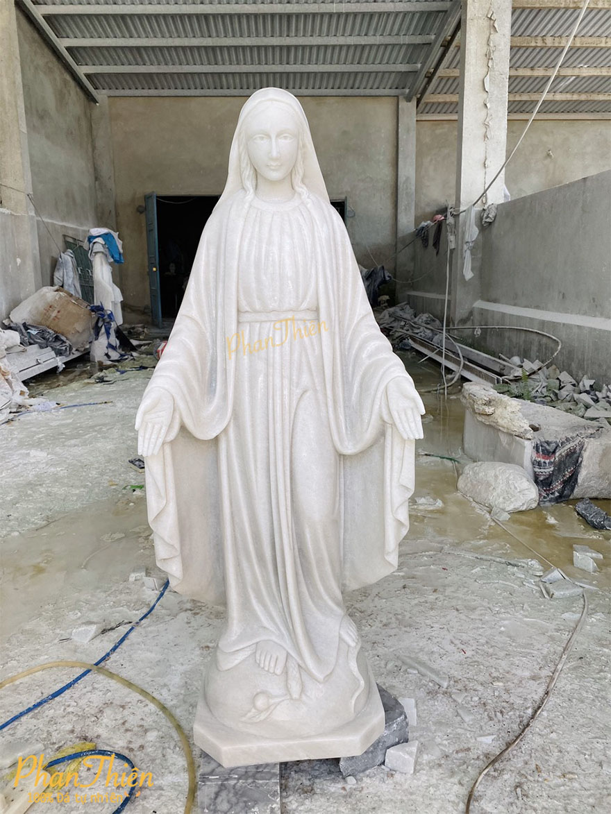 tượng đức mẹ ban ơn bằng đá tự nhiên
