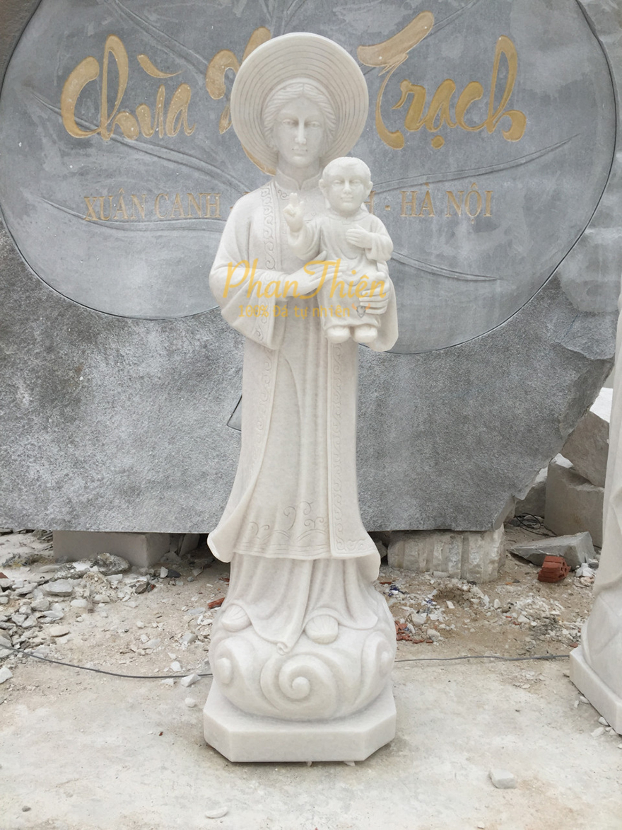tượng đức mẹ maria bằng đá tự nhiên