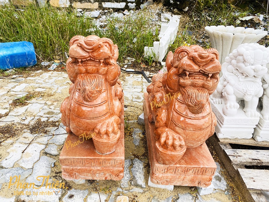 Tỳ Hưu bằng Đá Đỏ Thanh Hóa