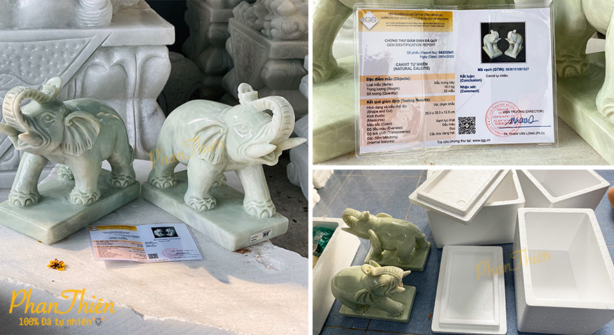 Điêu Khắc và Bàn Giao Cặp Voi cho Khách Hàng tại Sài Gòn - Covid19